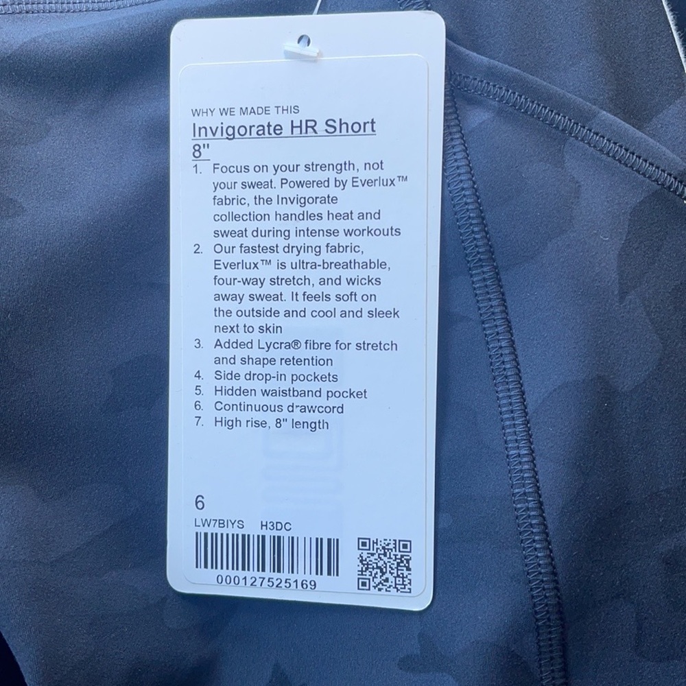 Invigorate shorts 8” Last one! high waisted - Picture 3 of 3